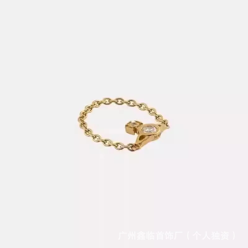 チェーンリング（ゴールドカラー）