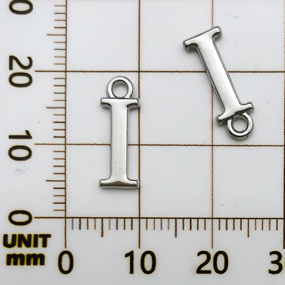 1 ホワイト K ラックメッキ文字 I-5x16mm-0.5g