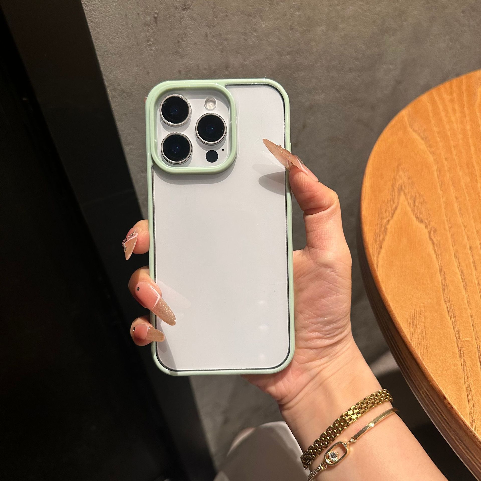 グリーン - 溝付きアクリル