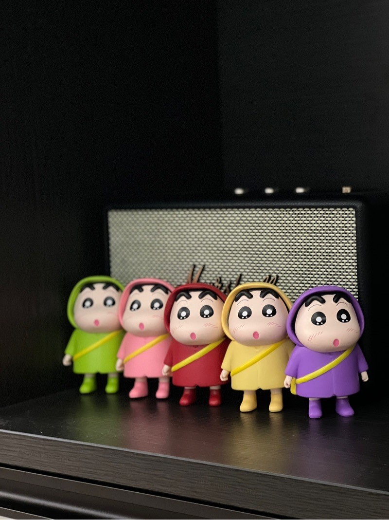 レインコート クレヨンしんちゃん 10cm(5枚入) 【カラーボックス付き】