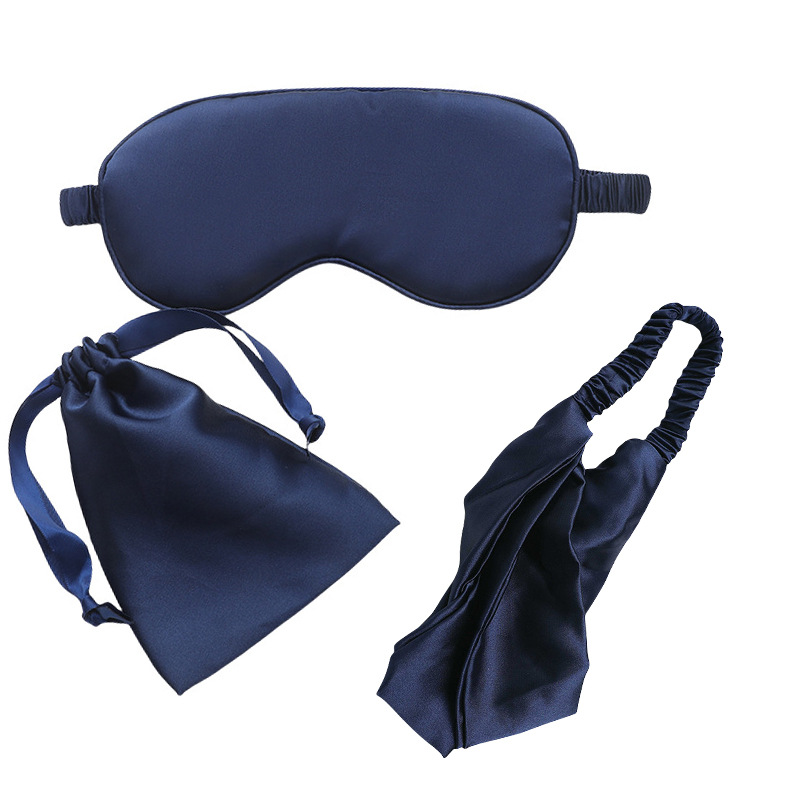 【3点セット】ネイビー＋収納袋＋ヘアゴム