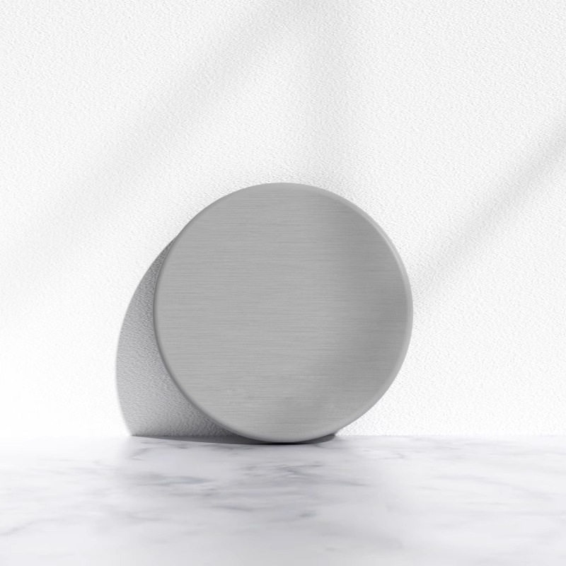 ラウンド - ライトグレー (10*10*0.9cm)