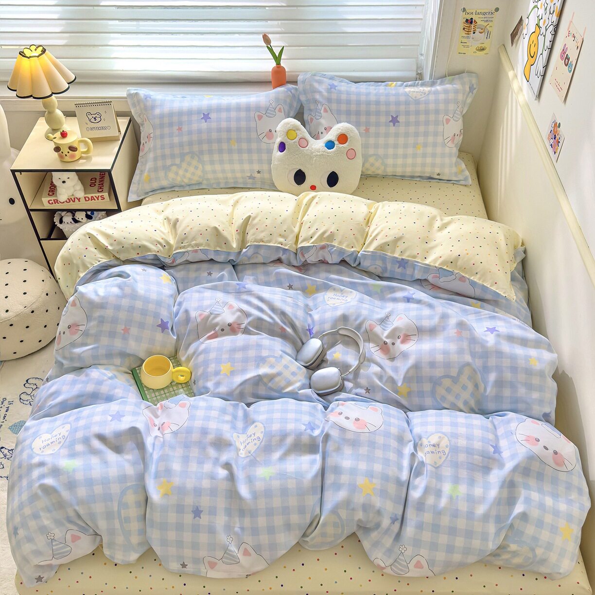 「より厚い」4 スマートキャット [毛玉なし - 色あせなし]