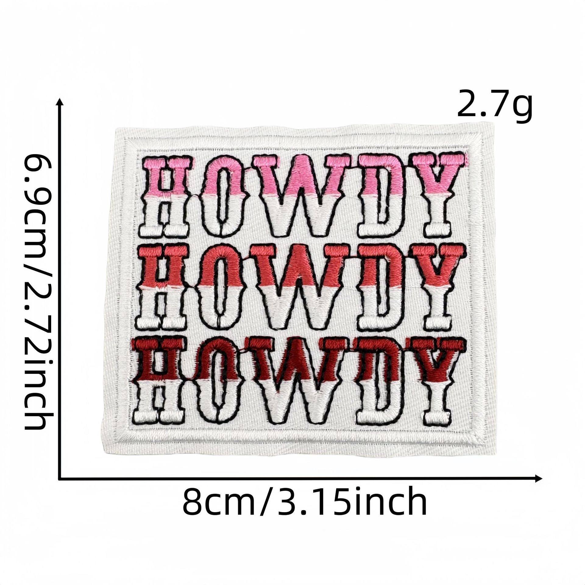 トレンドの英語布ステッカー4#