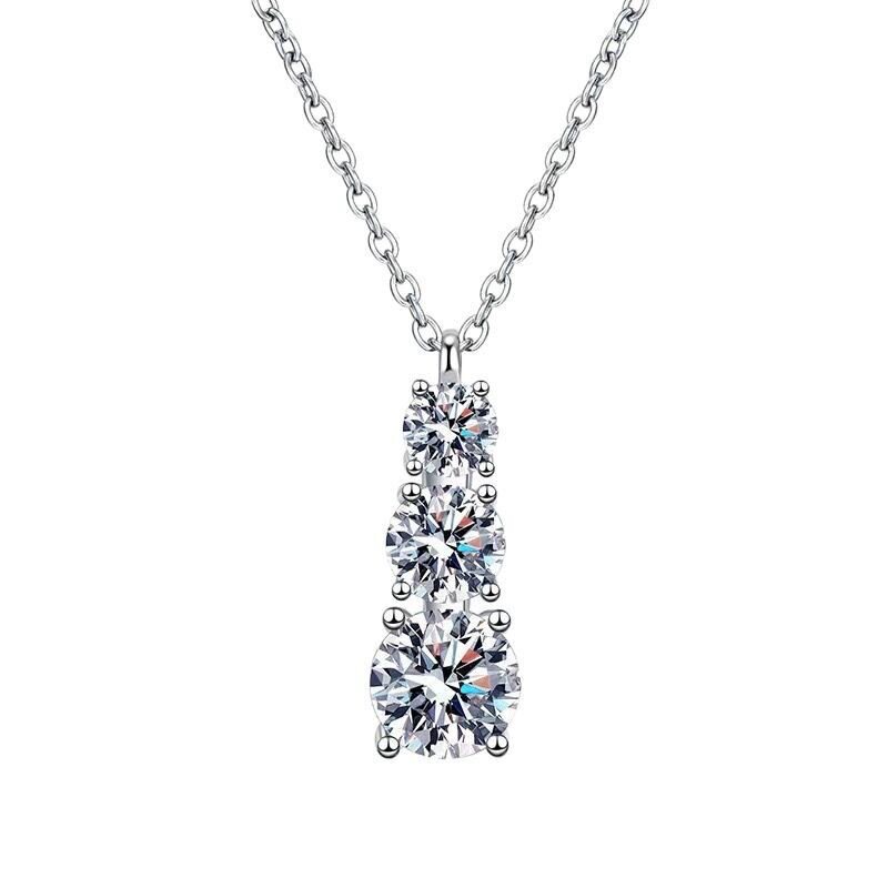 ステップバイステップネックレス [シルバー]