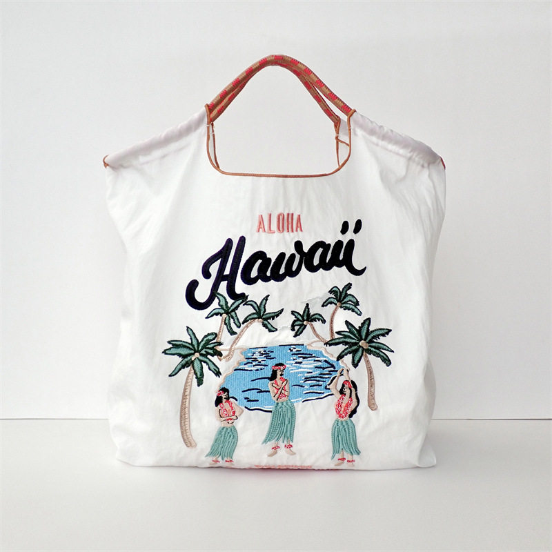 【刺繍金】ホワイトハワイ