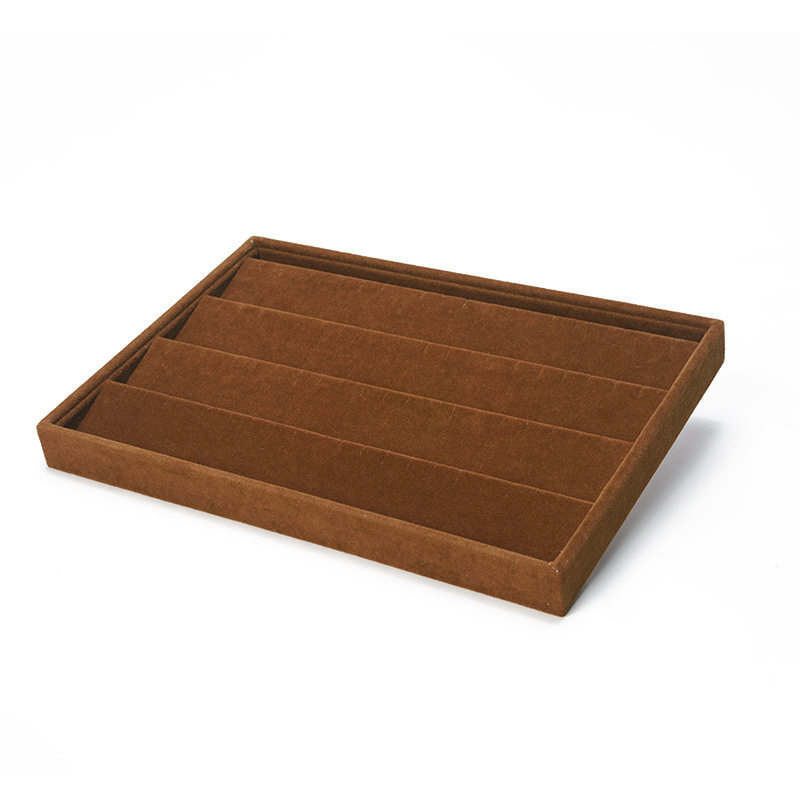 コーヒー色のイヤリング皿35*24*3センチ