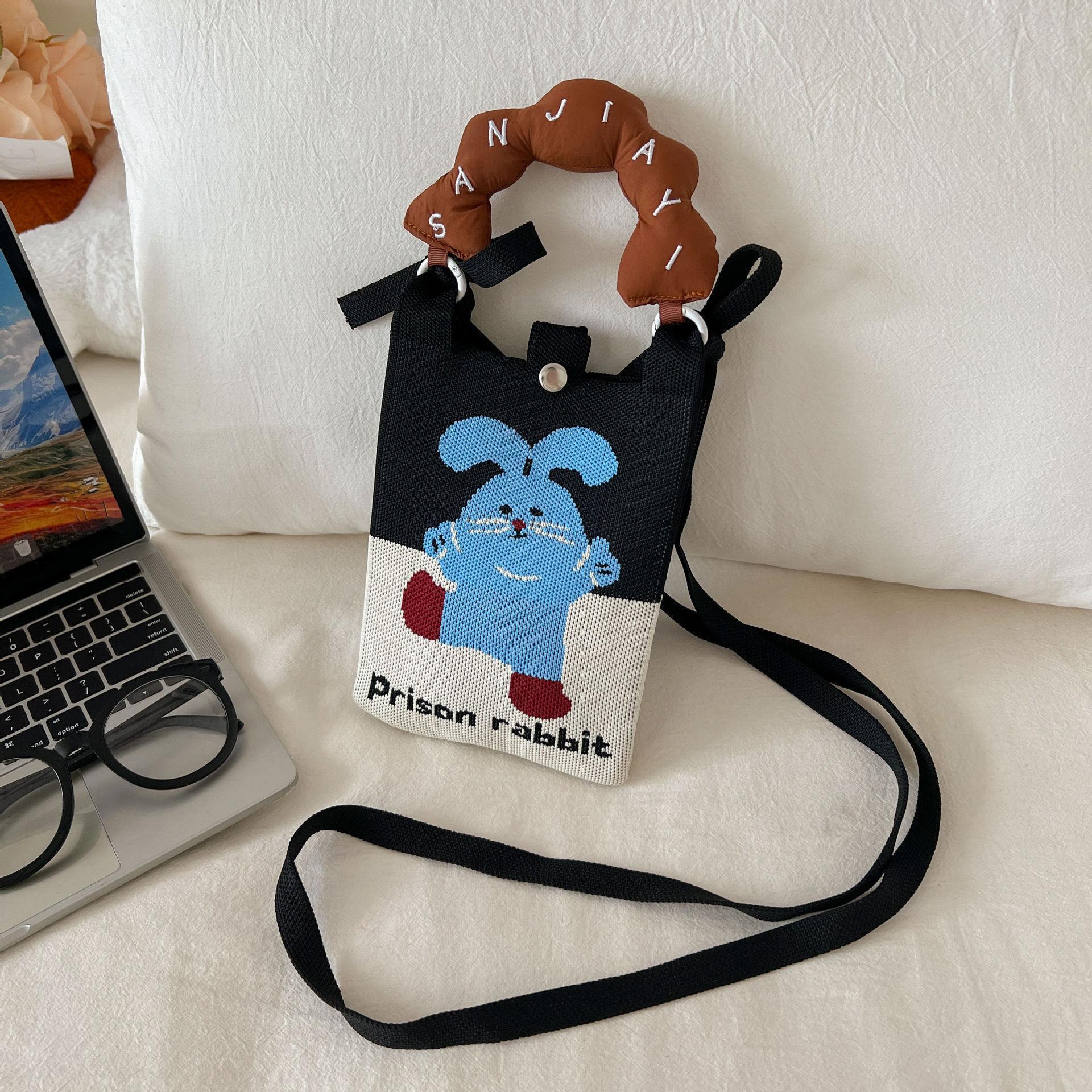 【ハンドル+ショルダーストラップ】ブルーランニングラビット