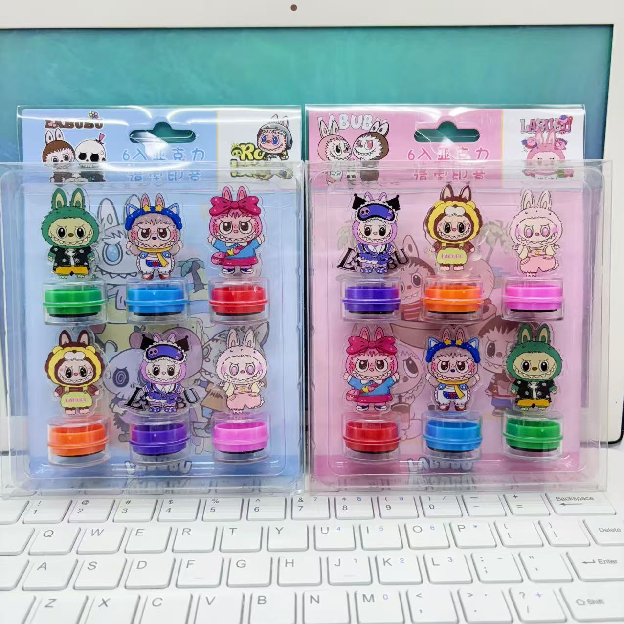 ラブブ型スタンプ（6個入り）