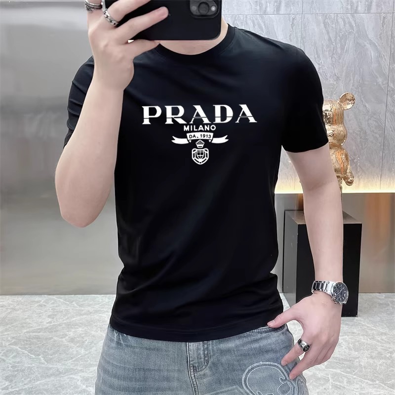 250g ヘビーウェイトコットン - ブラック PRADA