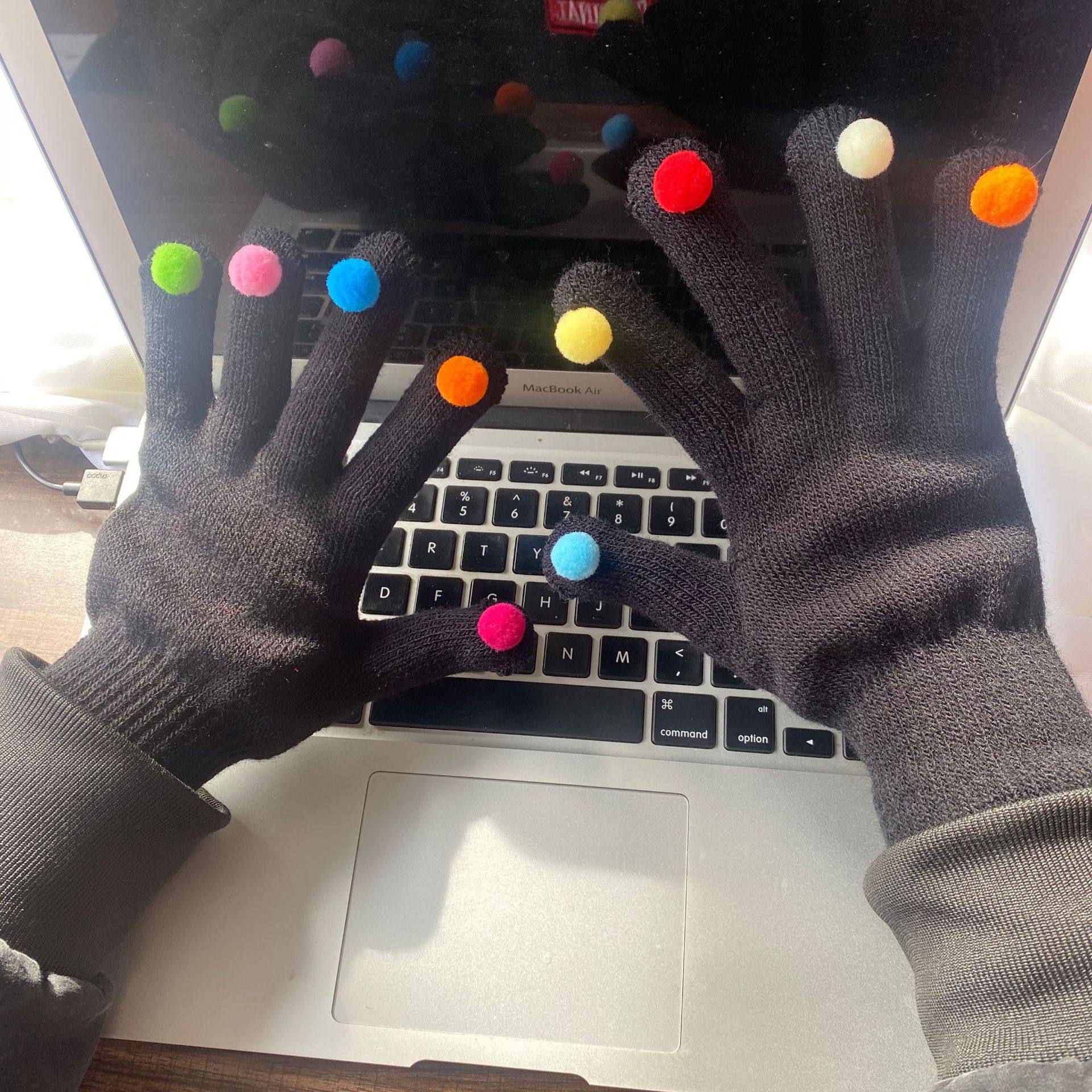 キャンディーカラーブラック【毛玉ランダムカラー】