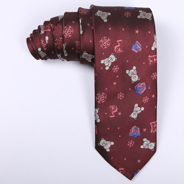 ダークレッドベアネクタイ XXD701