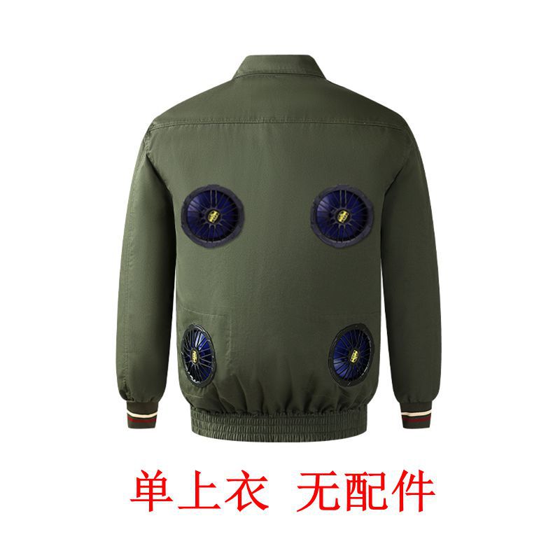 LK ピュアコットン空調服【4穴ミリタリーグリーントップ】