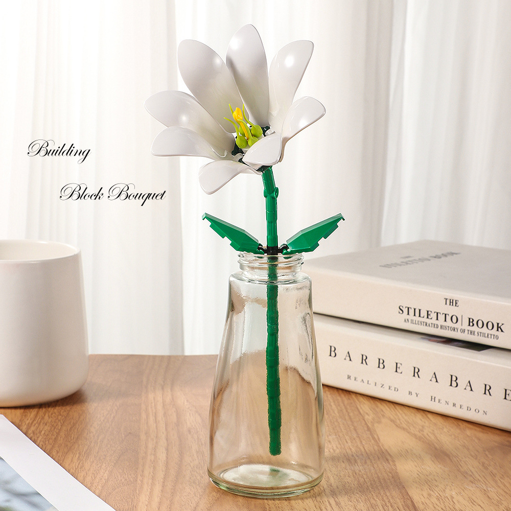 ホワイトリリー [38粒袋入り、花瓶は付属しません]