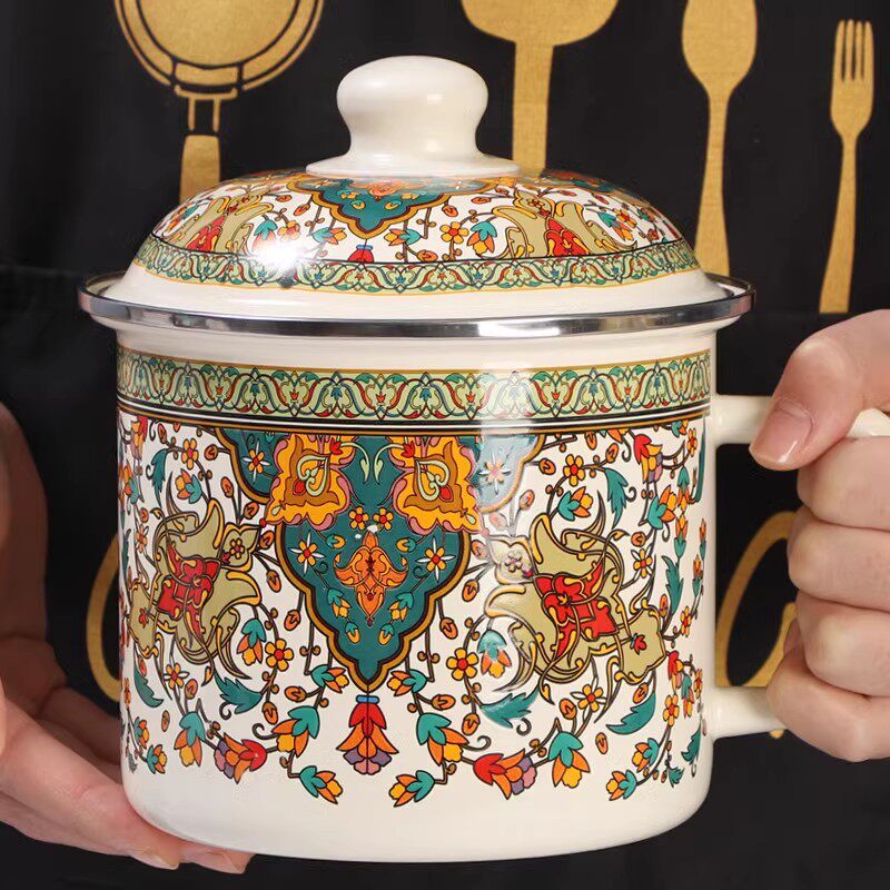 高さ14cm バケットカップ【エスニック風】 1300ml