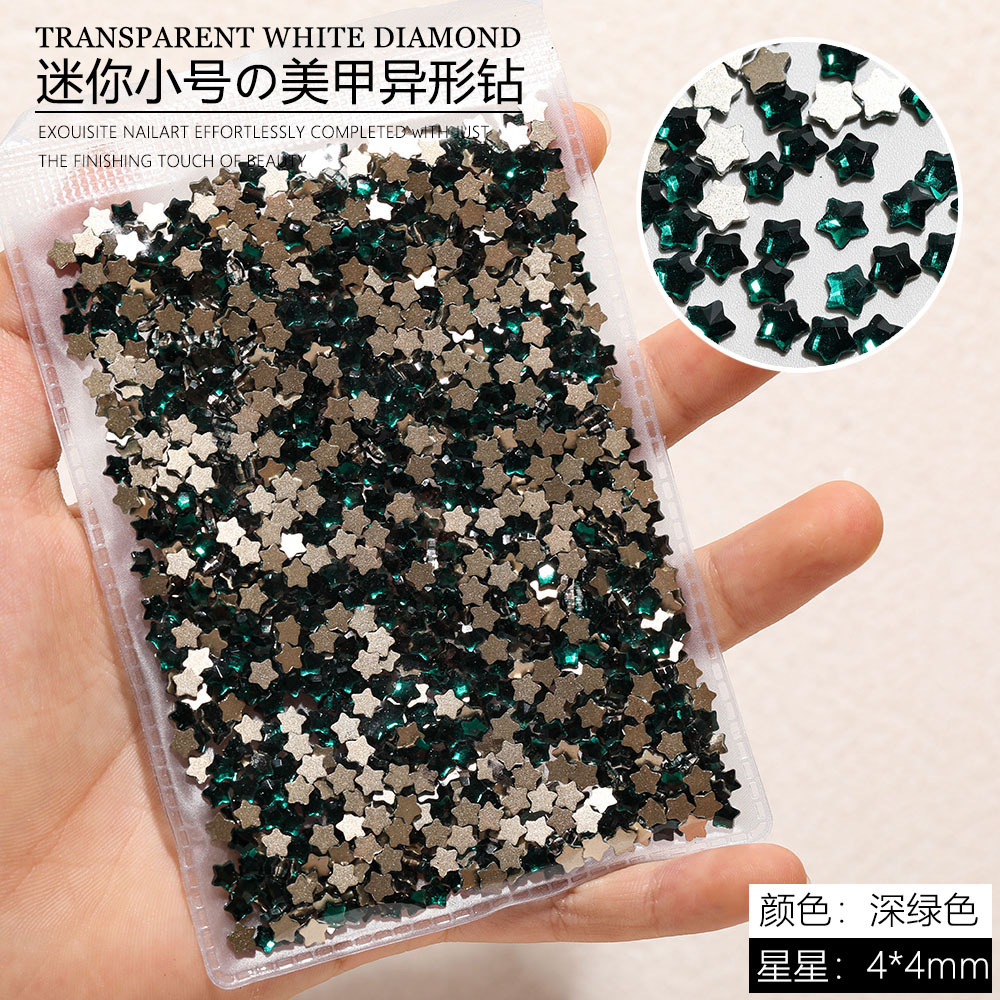 ダークグリーン-[ファットスター-4mm]