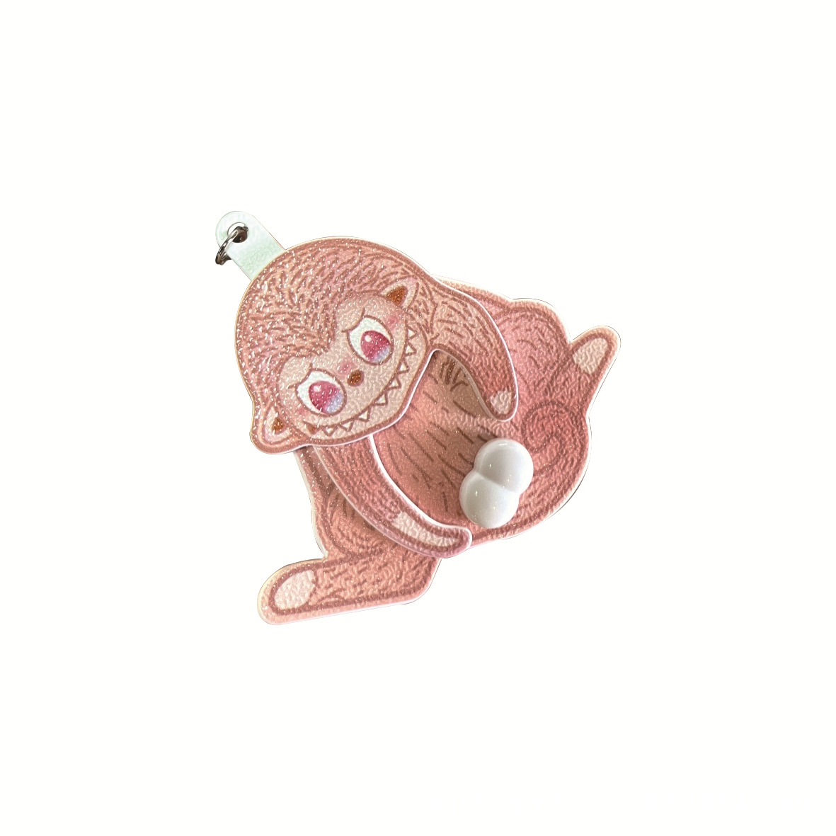 【ライトイエロー】エッグモンキーペンダント