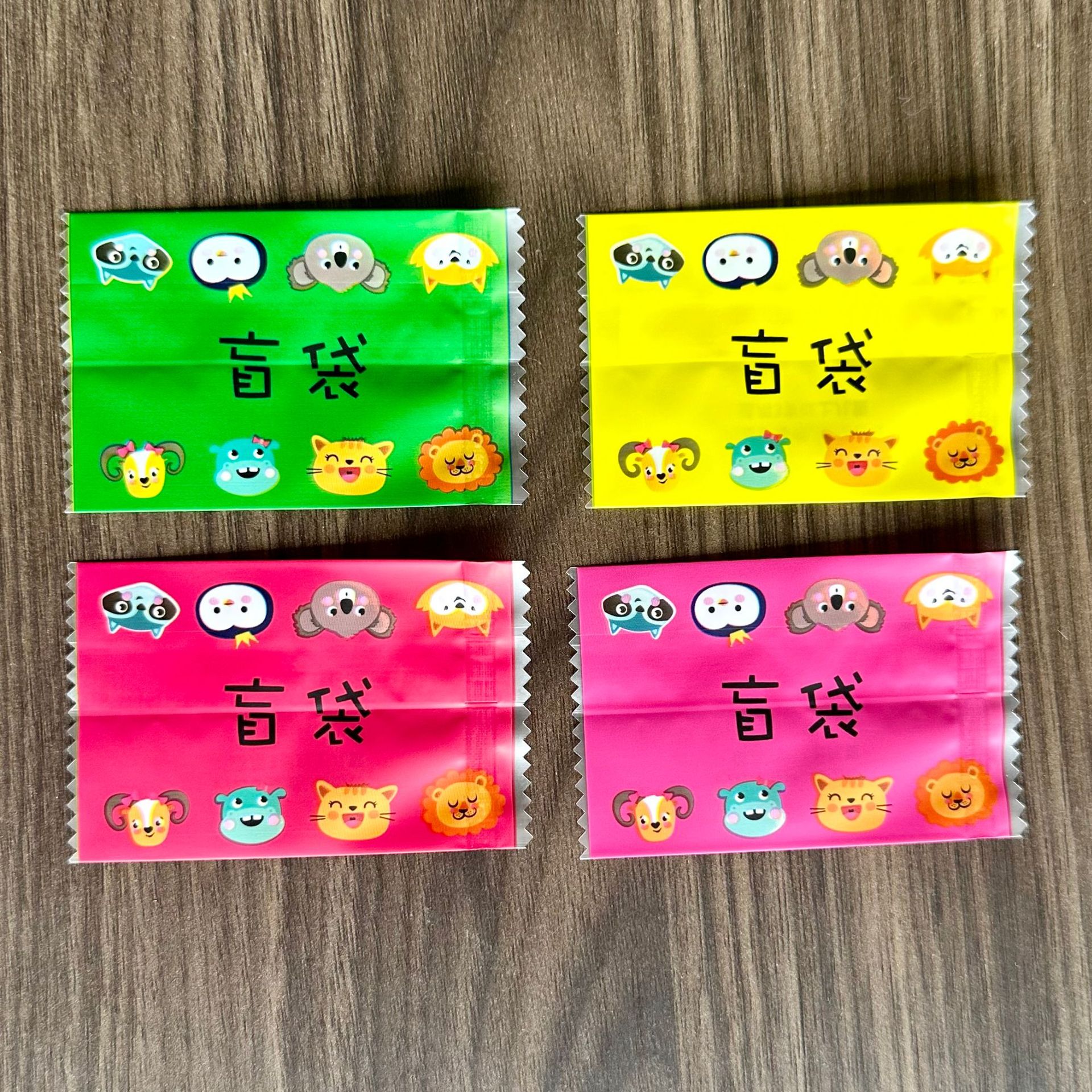 動物四合一5*7.5cm200個約; 参考オプション複合膜