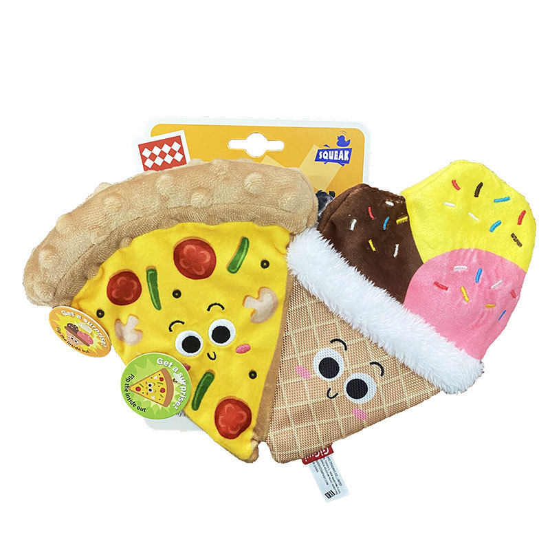 ピザアイスクリームをひっくり返す