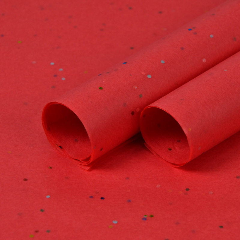 グリッターシドニーペーパー-フラッシュレッド-36枚/パック;50*70cm