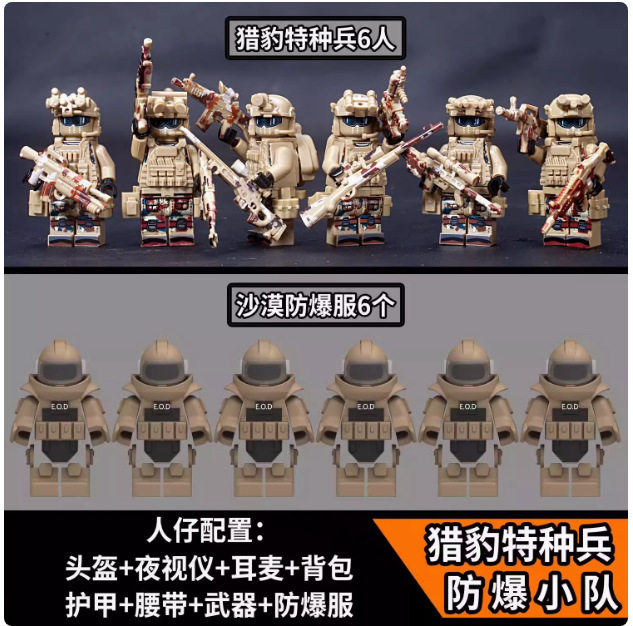 オレンジ ウルフ ウォーラ 防爆特殊部隊 6 名 + 防爆スーツ 6 名