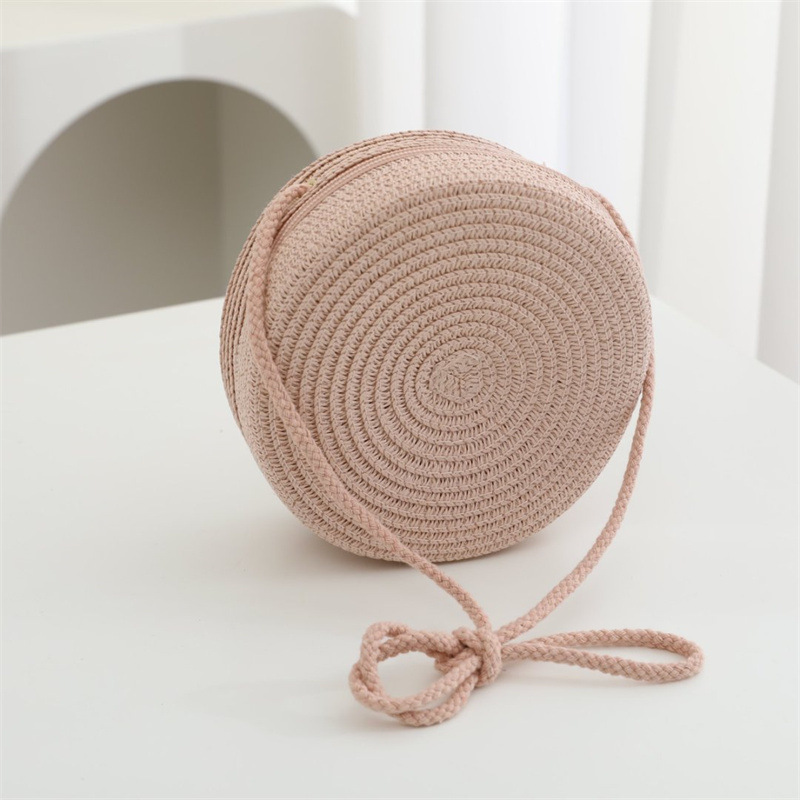 ピンクライトバージョン ラウンドバッグ 直径16cm