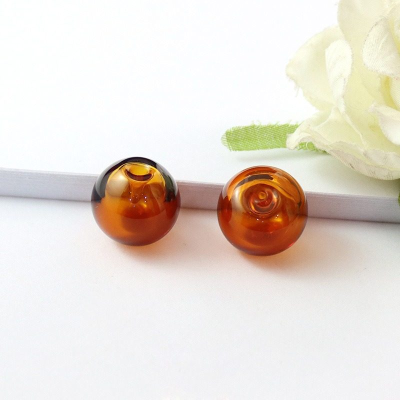 単穴漏れ防止シャンパンガラスエッセンシャルオイルビーズ