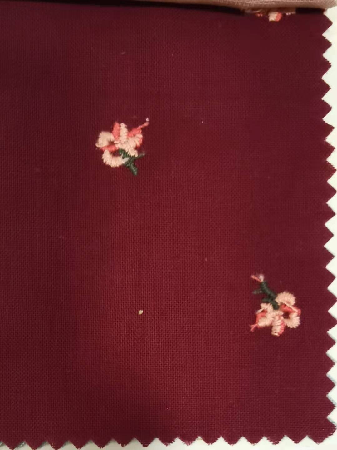 E8657-A ワインレッド（ドア幅120cm ラミーコットン）