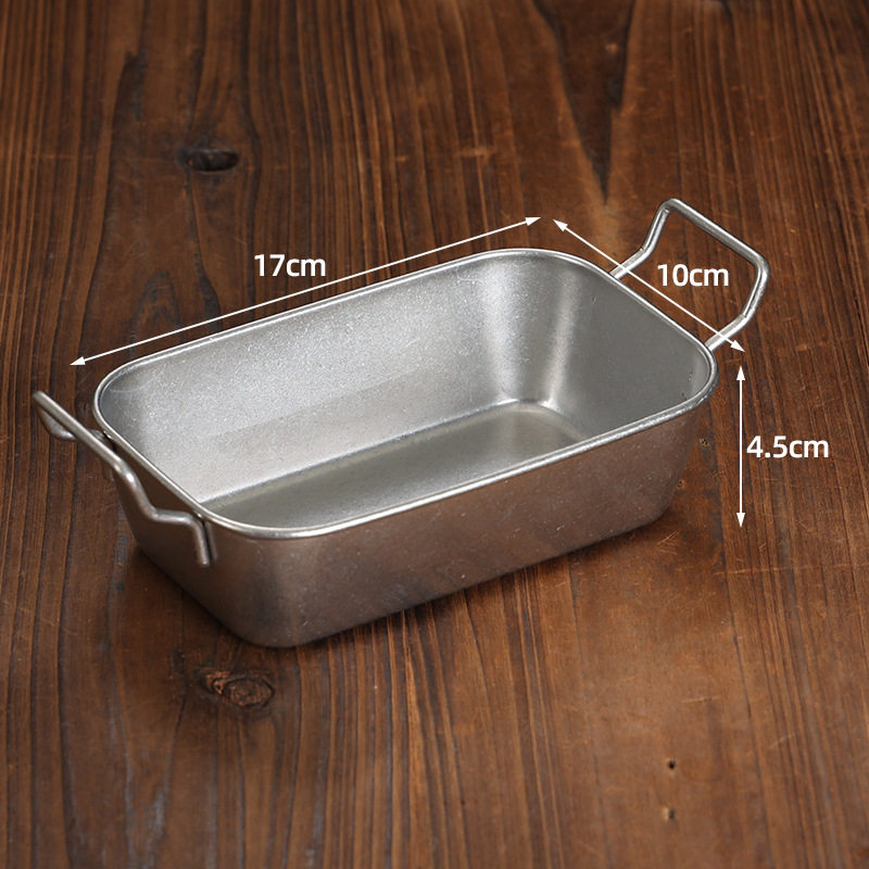 16.5x10cm 両耳長方形ボックス（レトロスタイル）