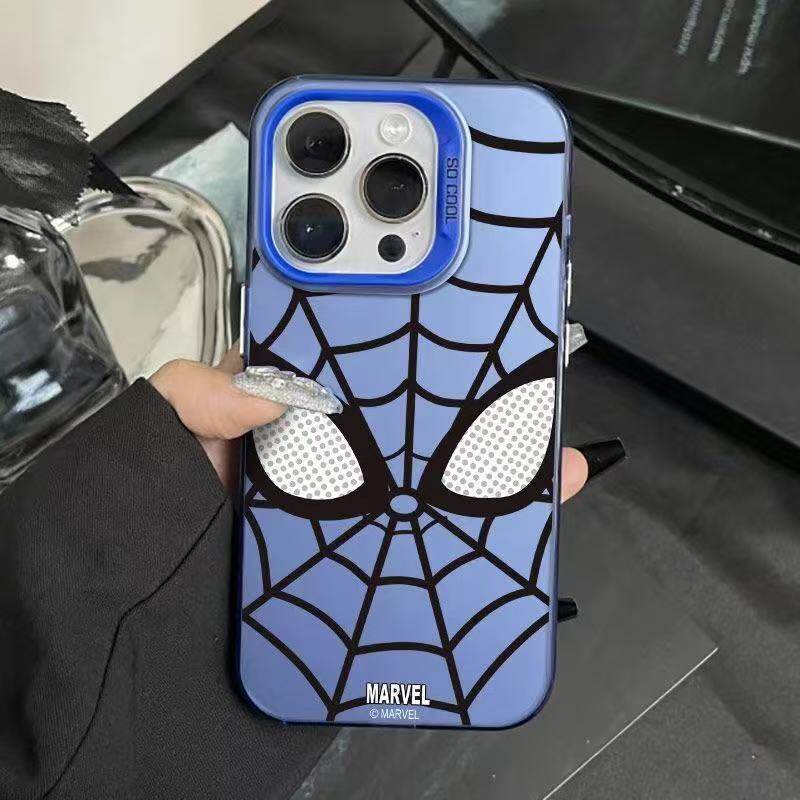 カラフルなシルバーシェル-ブルー-スパイダーマン TYU