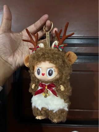 （高品質）クリスマスヘラジカ（巻き毛と耳付き）