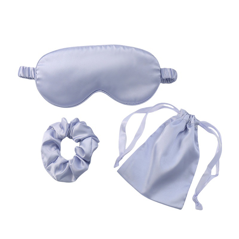 【3点セット】ブルー＋収納袋＋ヘアゴム