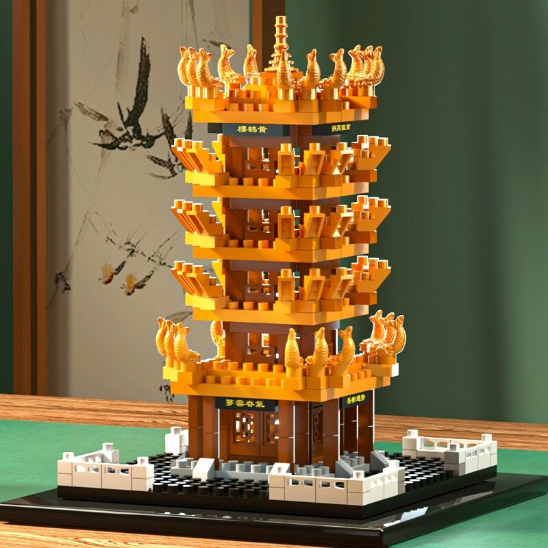 湖北黄鶴楼 17296 粒子標準カラーボックスモデル