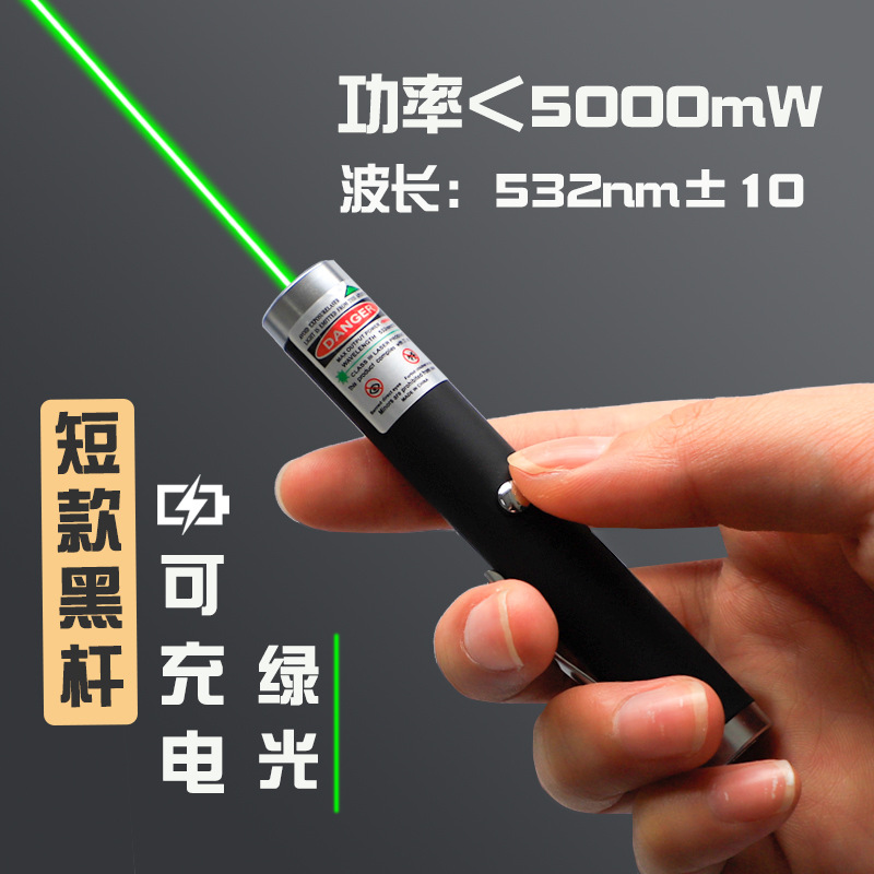 強力ショートタイプ黒充電可能 (緑)