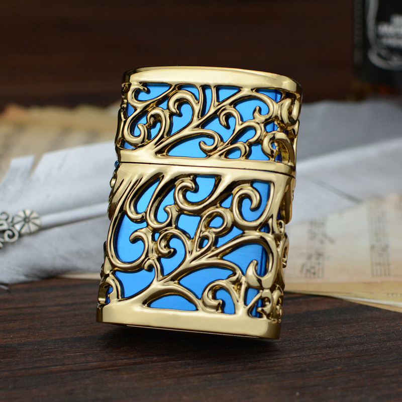 ゴールド + ブルー