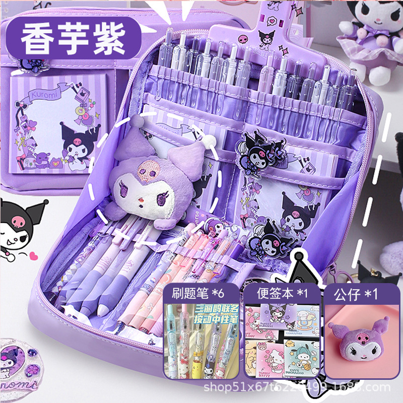 12層クロミペンケース+付箋+ブローチ+ゲルペン