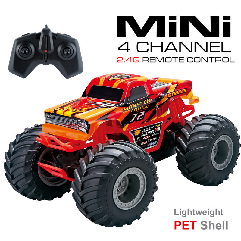 [オレンジレッド] 1:28 高速リモコンオフロード車-8115