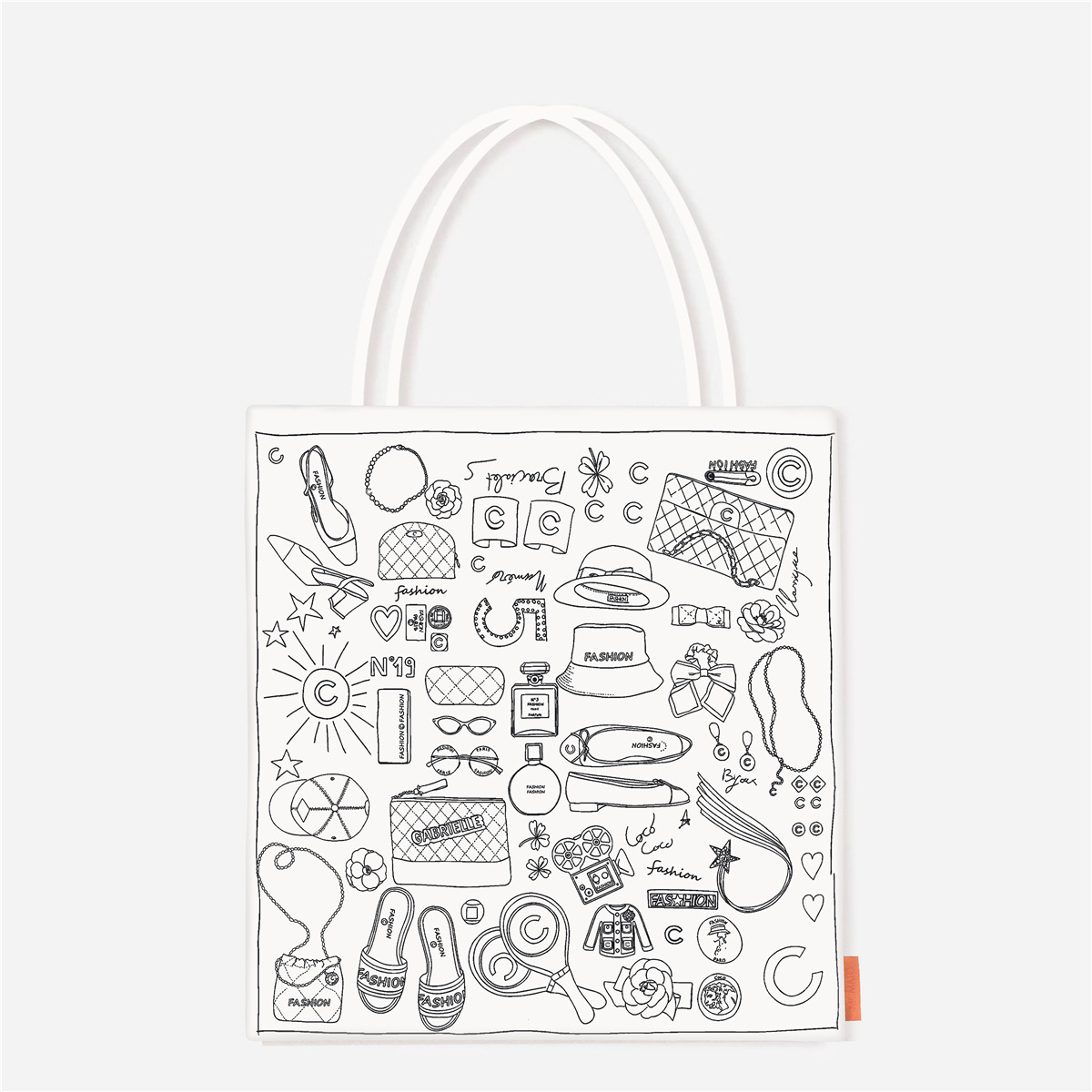 白いスケッチ服