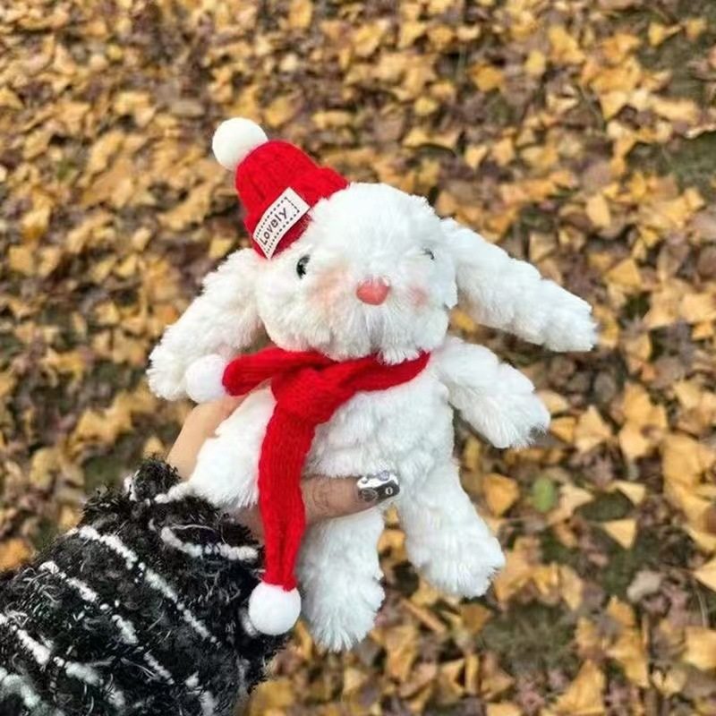 赤いスカーフスタイル - ラブバックル (チークなし)