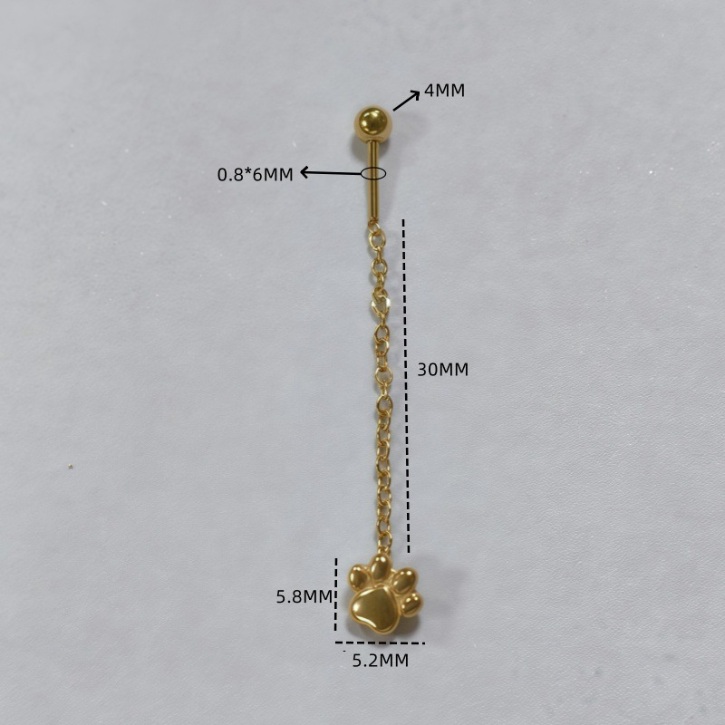 黄金の足跡耳ワイヤー 1