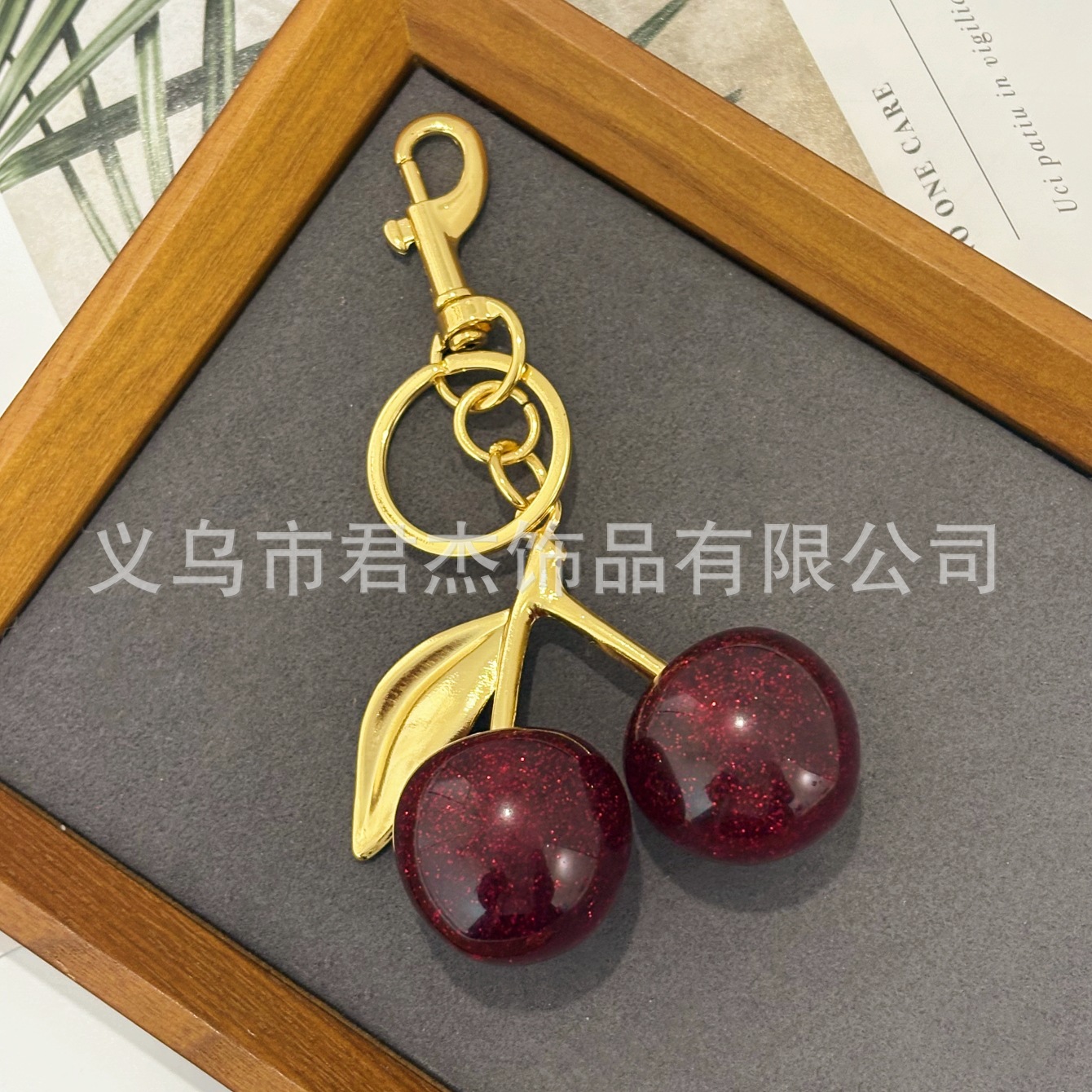 ACK24-015H 金箔ワインレッドチェリー