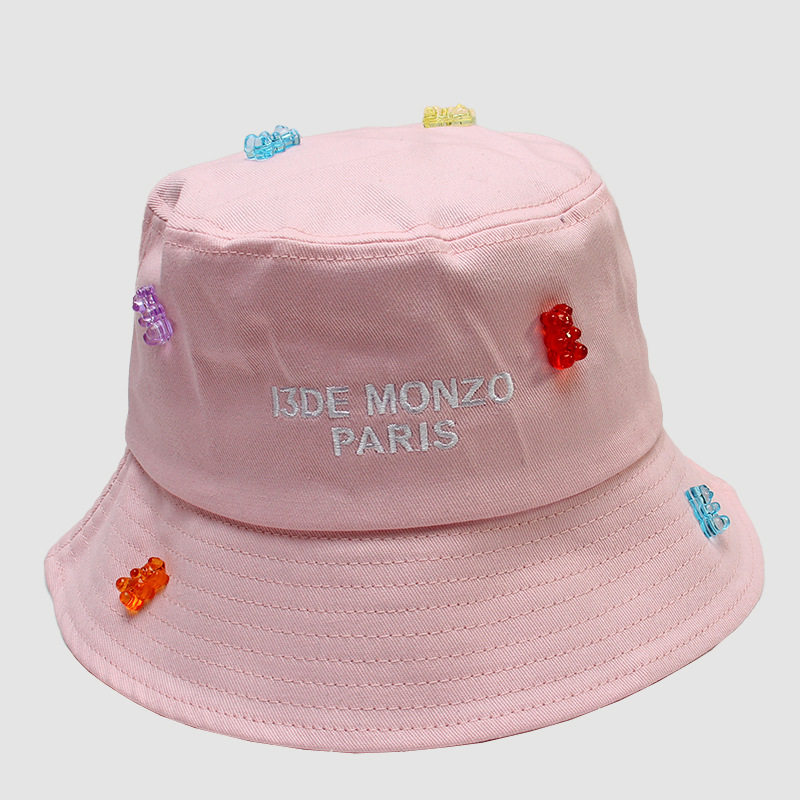 カラー熊-ピンク