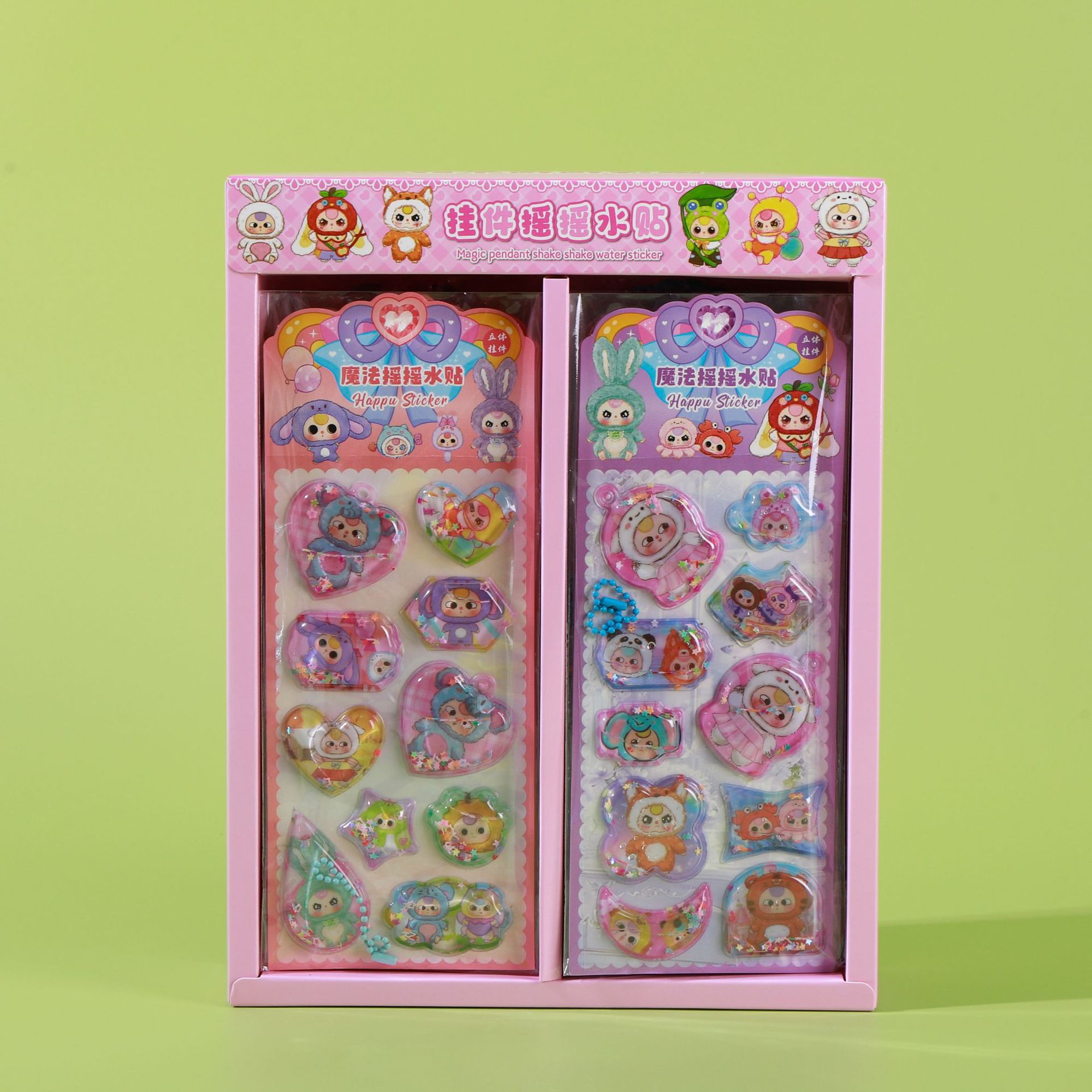 3歳児が水のステッカーを振る - Lサイズ