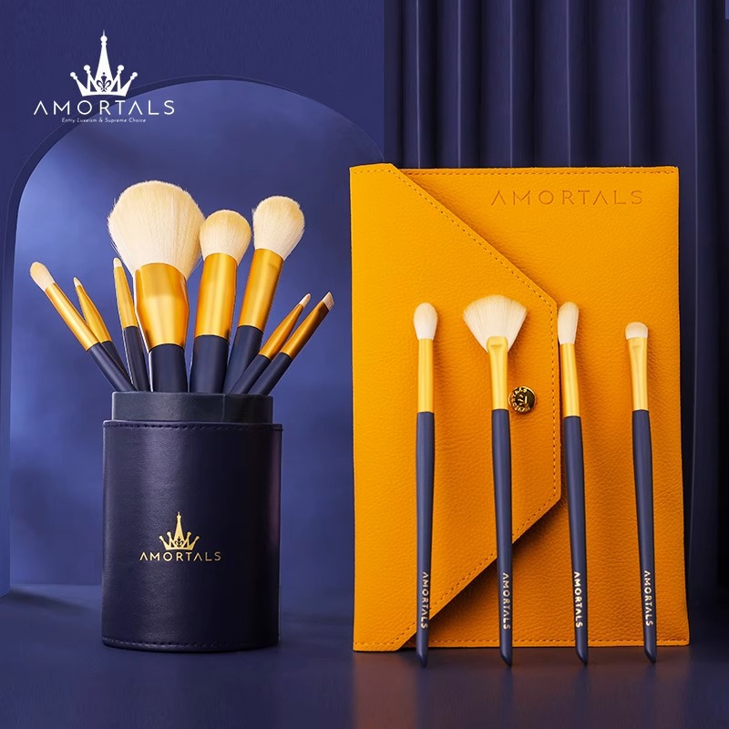 星動メイクブラシ12本ブラシ収納バッグ収納筒