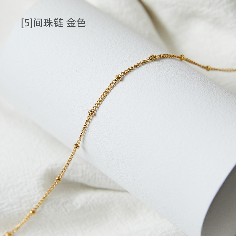 [5] 間珠鎖金色50センチ