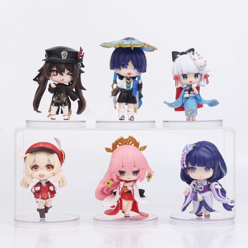 Q版第4弾、Lサイズ6個セット、高さ約10cm