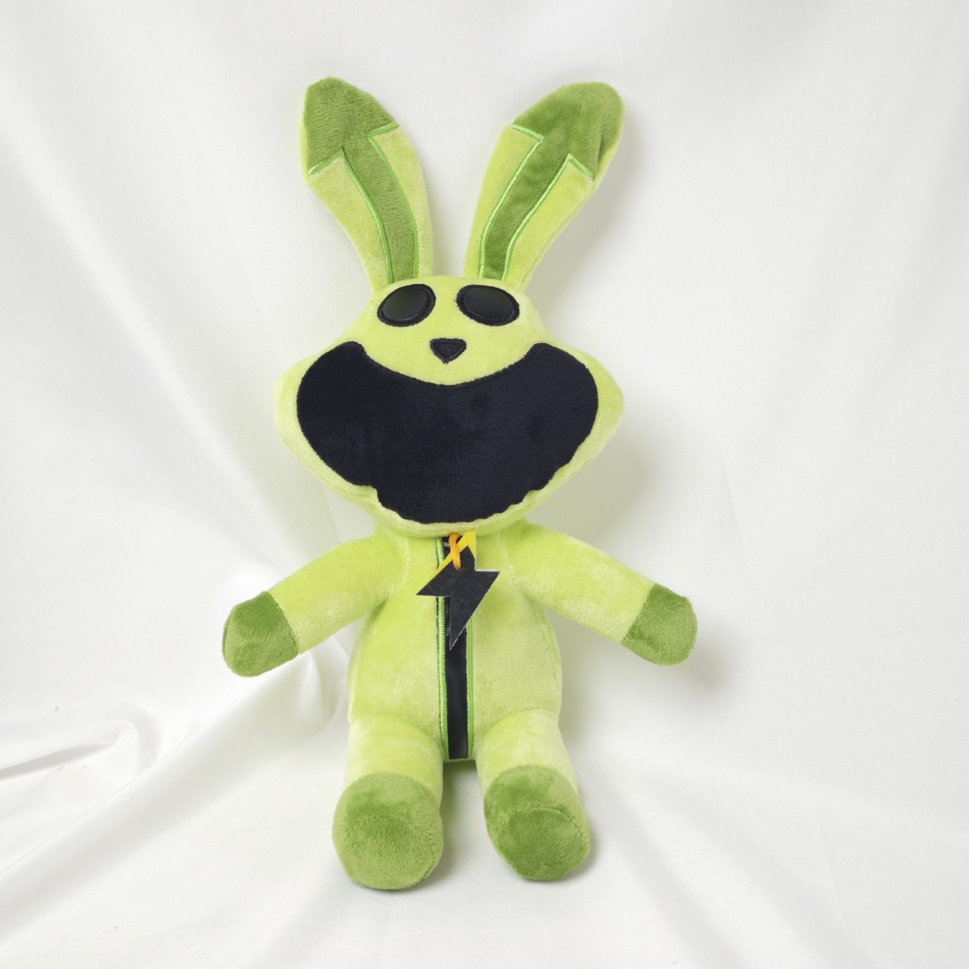 座り方緑のウサギ