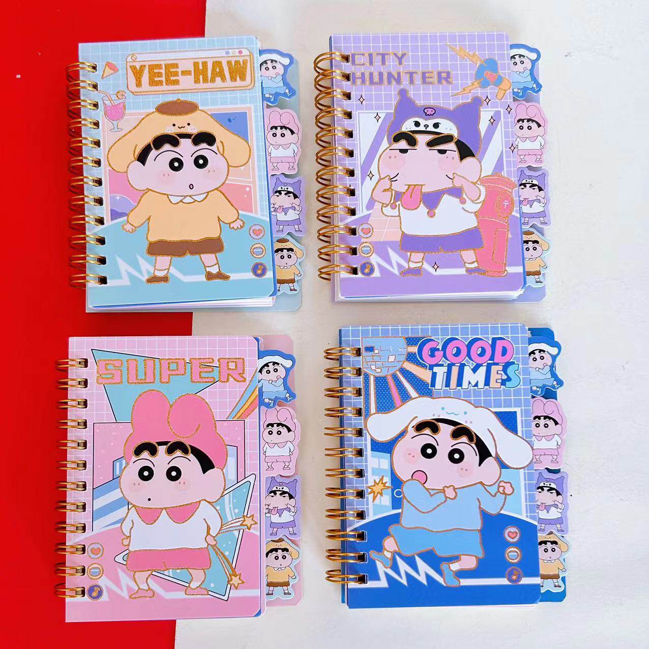 しんちゃん100k隔ページコイル本ミニ本