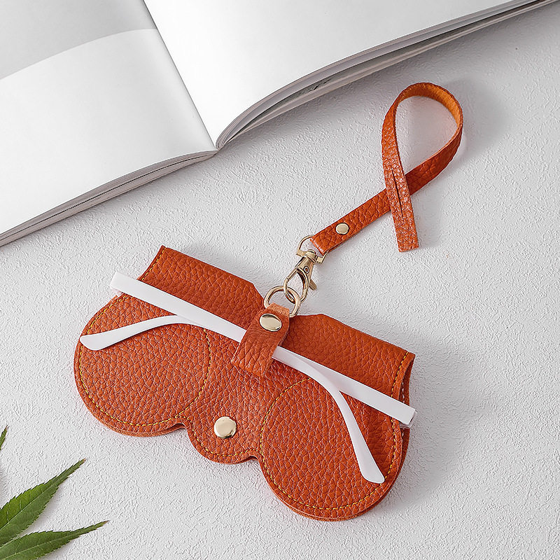 携帯用収納ミラーバッグ【オレンジ】