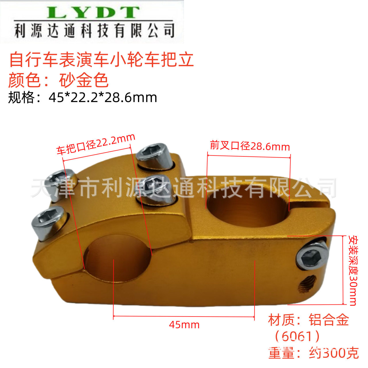 ゴールド 45*22.2*28.6